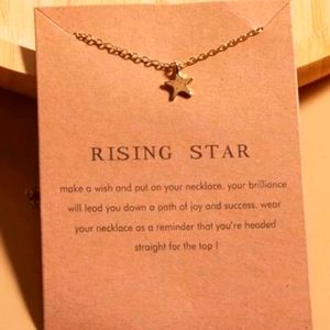NIP Faux gold Star charm necklace***2LEFT!